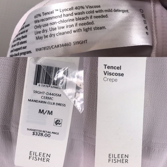 NEW Eileen Fisher Shirt Dress Button Down Medium - Picture 7 of 8